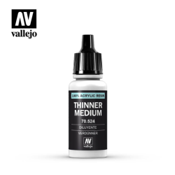 Vallejo 70524 Thinner medium 17ml